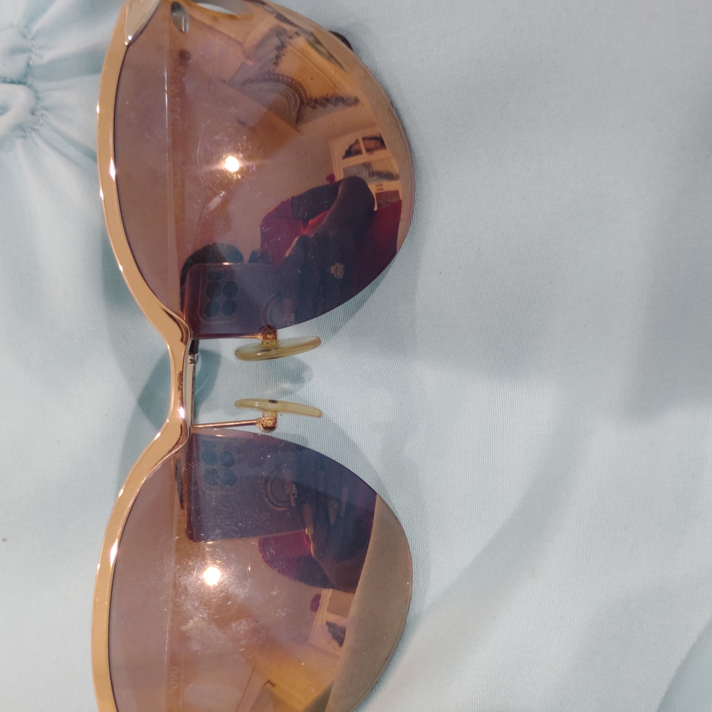 Louis Vuitton Gold and Pink Sunglasses